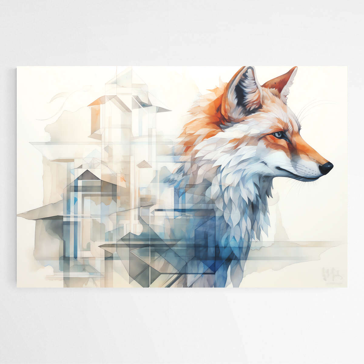 Fox's Haven | Minimalist Wall Art Prints - The Canvas Hive