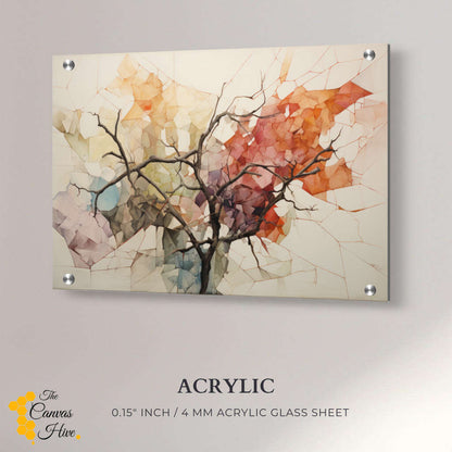Fractured Tranquility Tree | Nature Wall Art Prints - The Canvas Hive
