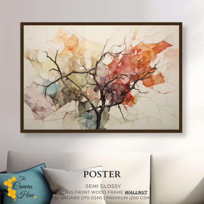 Fractured Tranquility Tree | Nature Wall Art Prints - The Canvas Hive