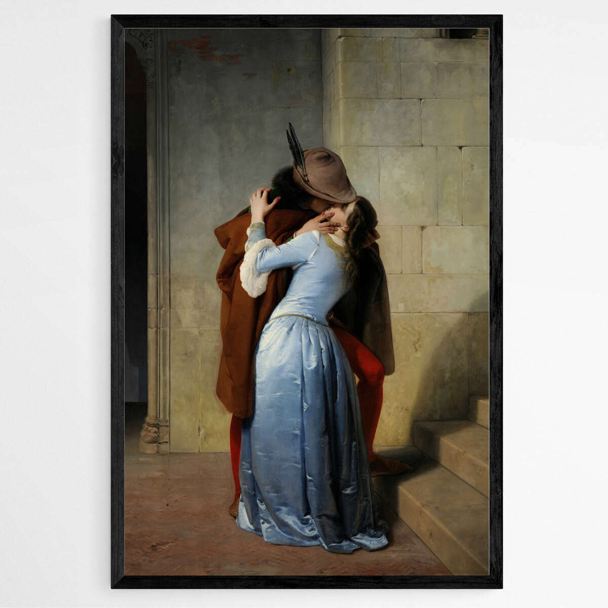 Francesco Hayez - The Kiss | Famous Paintings Wall Art Prints - The Canvas Hive