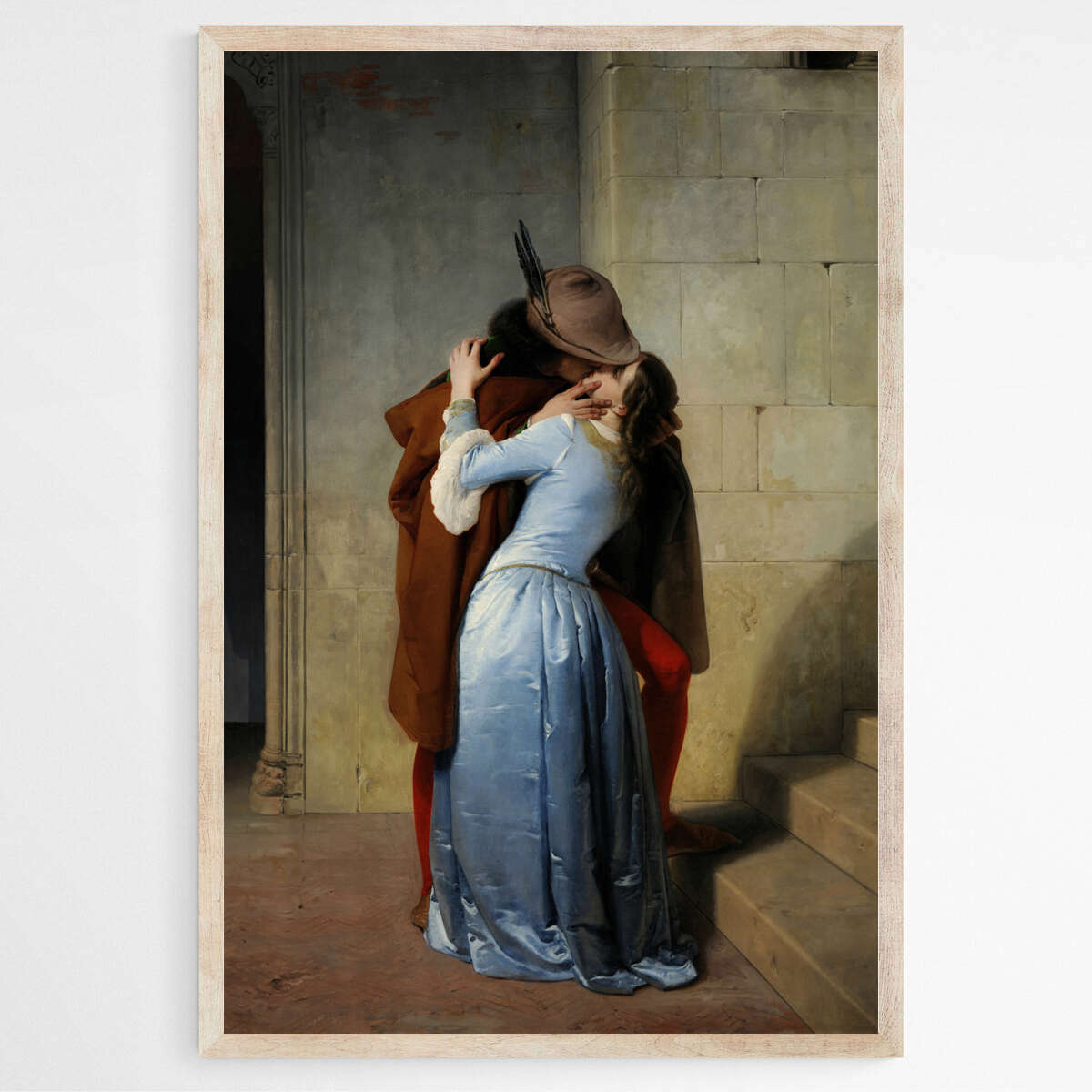 Francesco Hayez - The Kiss | Famous Paintings Wall Art Prints - The Canvas Hive