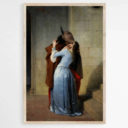 Francesco Hayez - The Kiss | Famous Paintings Wall Art Prints - The Canvas Hive