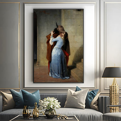 Francesco Hayez - The Kiss | Famous Paintings Wall Art Prints - The Canvas Hive