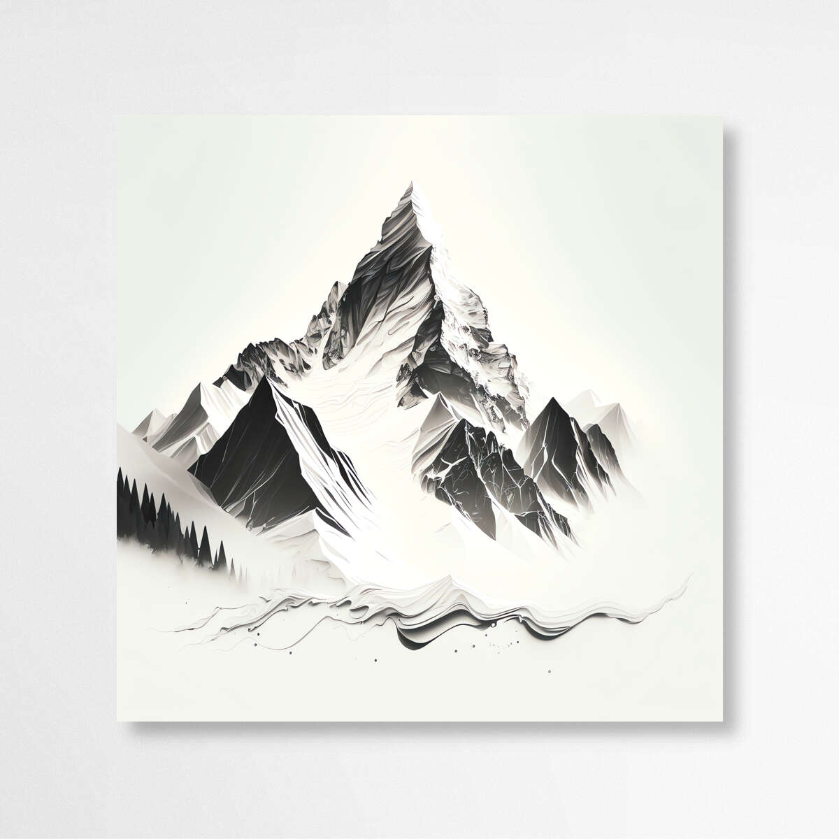 Frosted Peaks | Abstract Wall Art Prints - The Canvas Hive