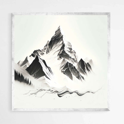 Frosted Peaks | Abstract Wall Art Prints - The Canvas Hive