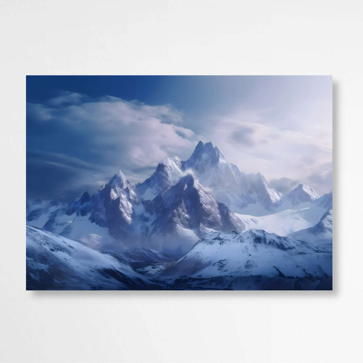 Frozen Romance in Mountain Heights | Nature Wall Art Prints - The Canvas Hive