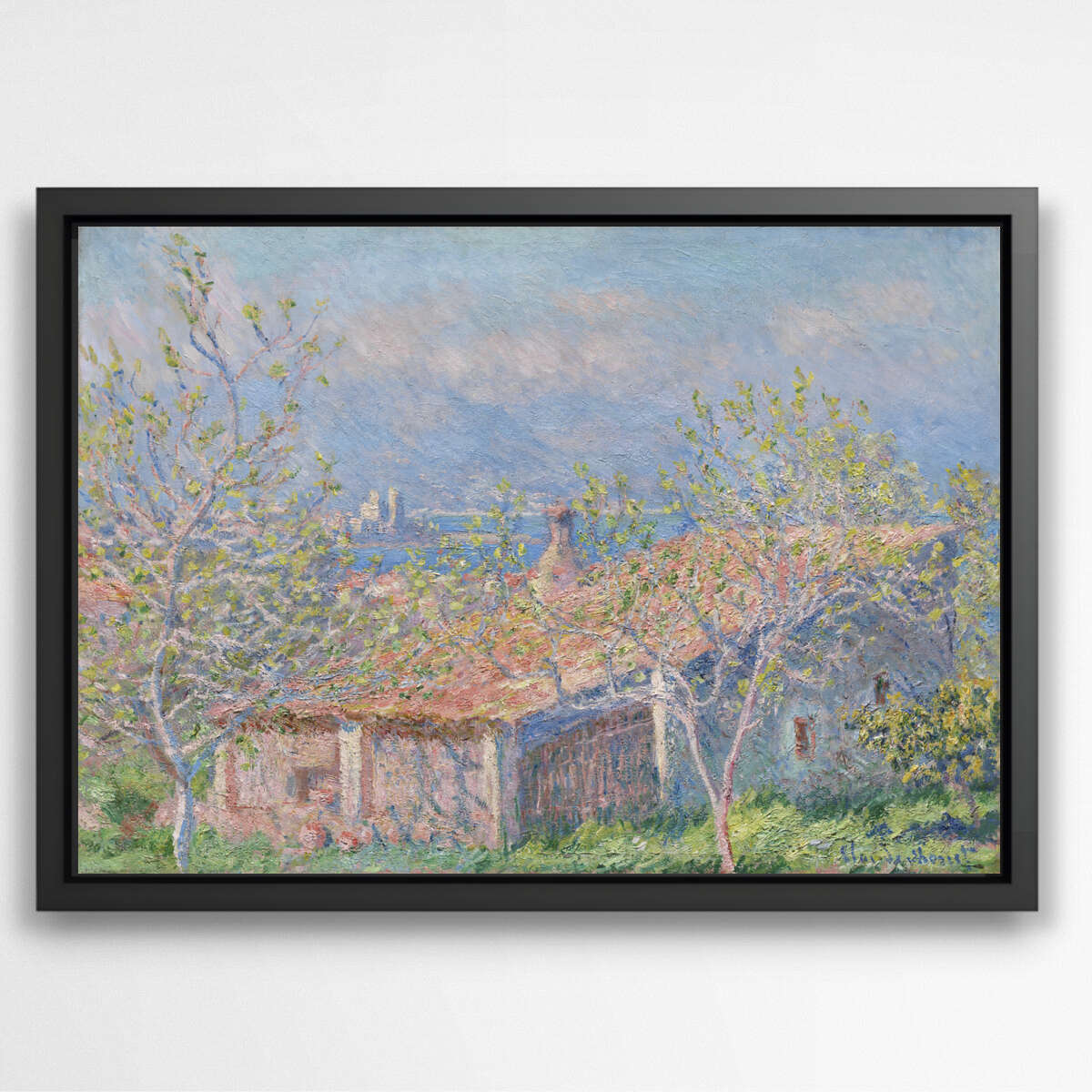 Gardener's House at Antibes by Claude Monet | Claude Monet Wall Art Prints - The Canvas Hive