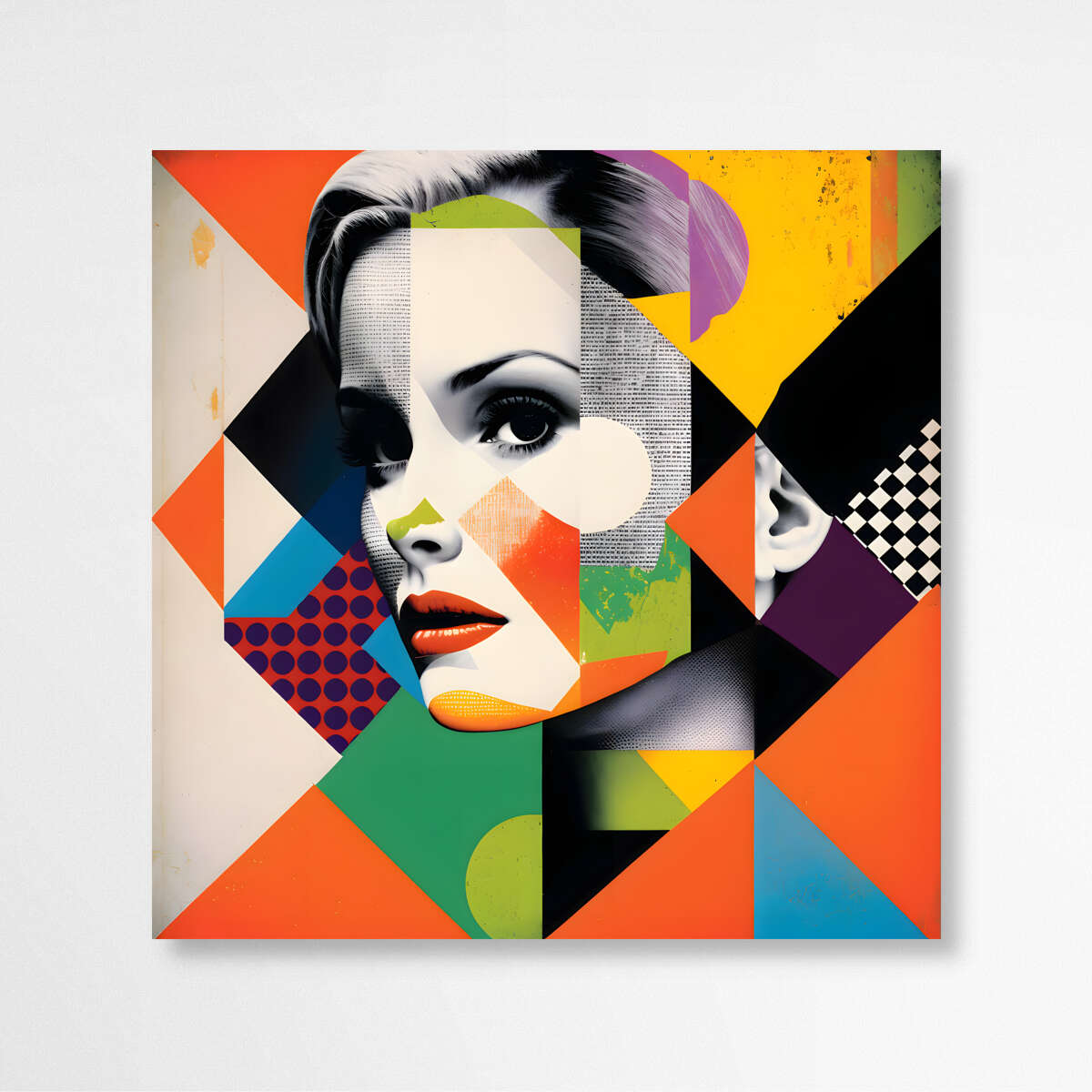 Geometric Goddess | Pop Art Wall Art Prints - The Canvas Hive