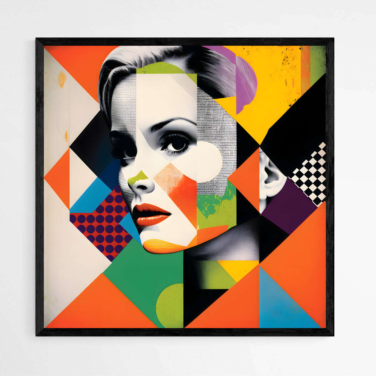 Geometric Goddess | Pop Art Wall Art Prints - The Canvas Hive