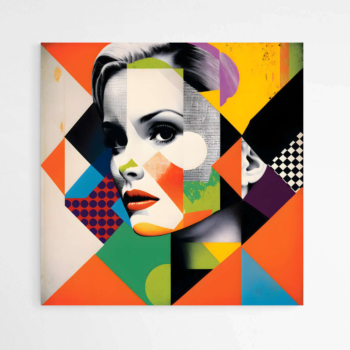 Geometric Goddess | Pop Art Wall Art Prints - The Canvas Hive