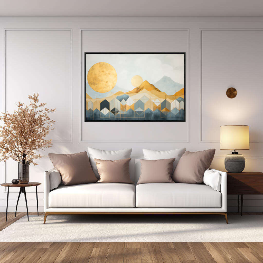 Geomorphic Harmony of Natural Elements | Nature Wall Art Prints - The Canvas Hive