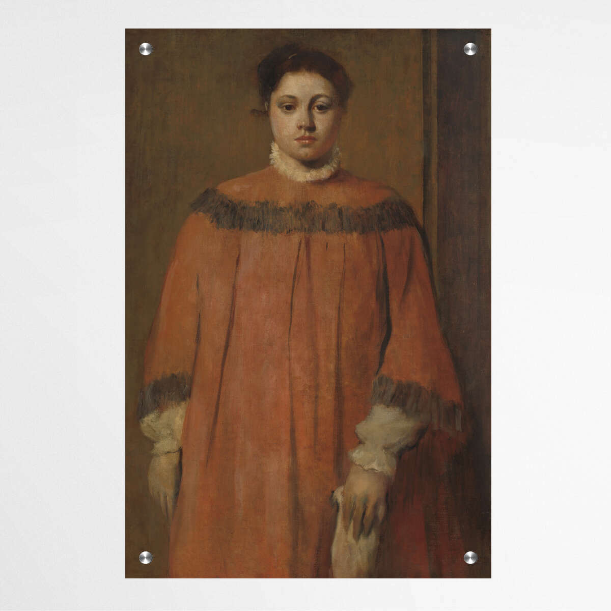 Girl in Red by Edgar Degas | Edgar Degas Wall Art Prints - The Canvas Hive