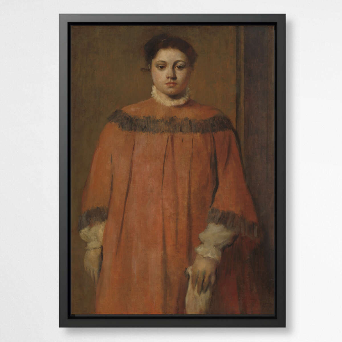 Girl in Red by Edgar Degas | Edgar Degas Wall Art Prints - The Canvas Hive