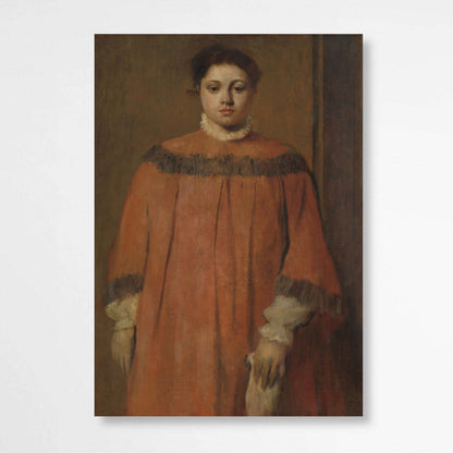 Girl in Red by Edgar Degas | Edgar Degas Wall Art Prints - The Canvas Hive