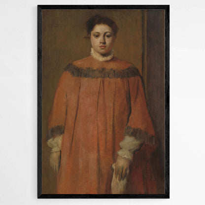 Girl in Red by Edgar Degas | Edgar Degas Wall Art Prints - The Canvas Hive