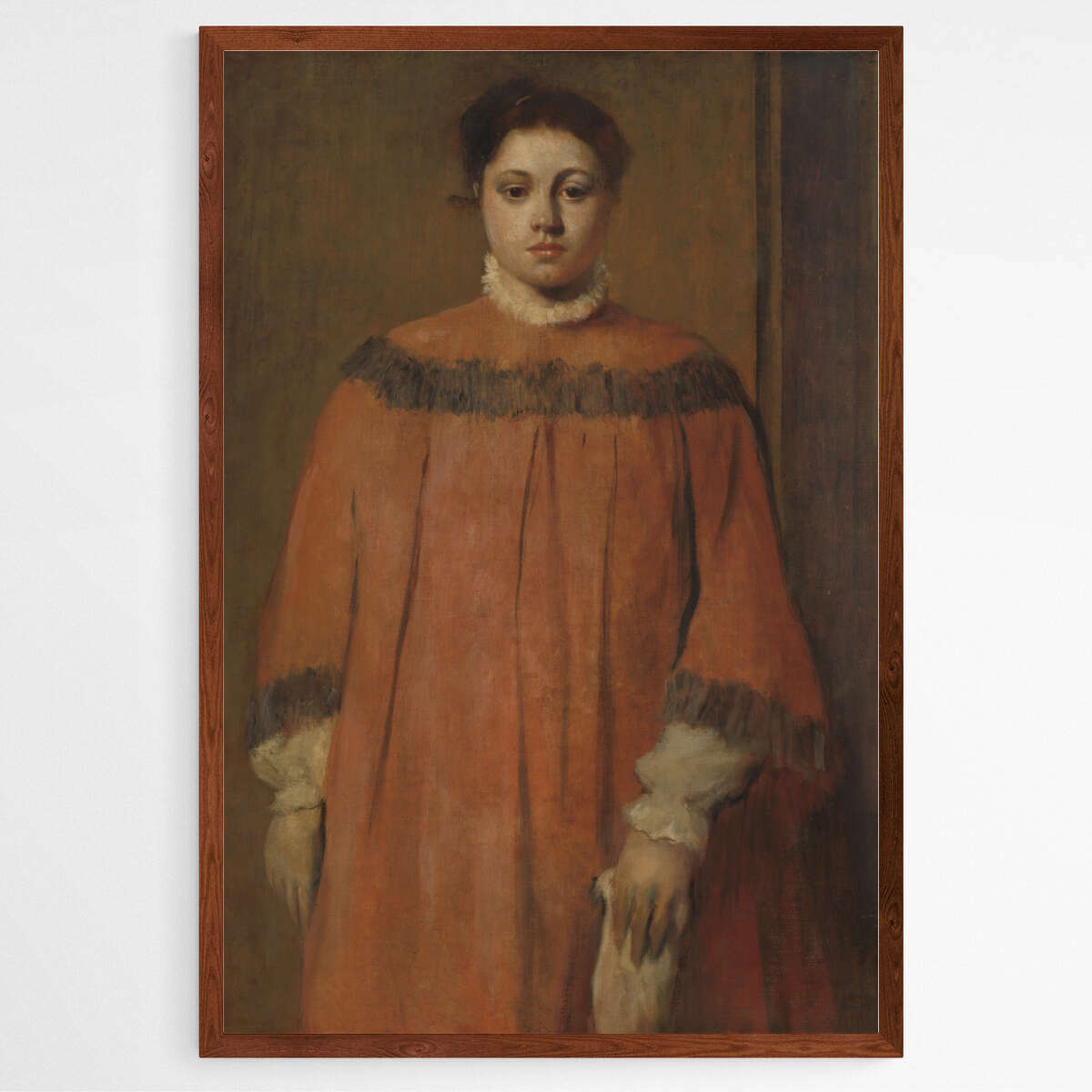 Girl in Red by Edgar Degas | Edgar Degas Wall Art Prints - The Canvas Hive