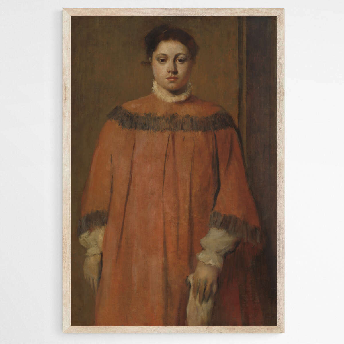 Girl in Red by Edgar Degas | Edgar Degas Wall Art Prints - The Canvas Hive