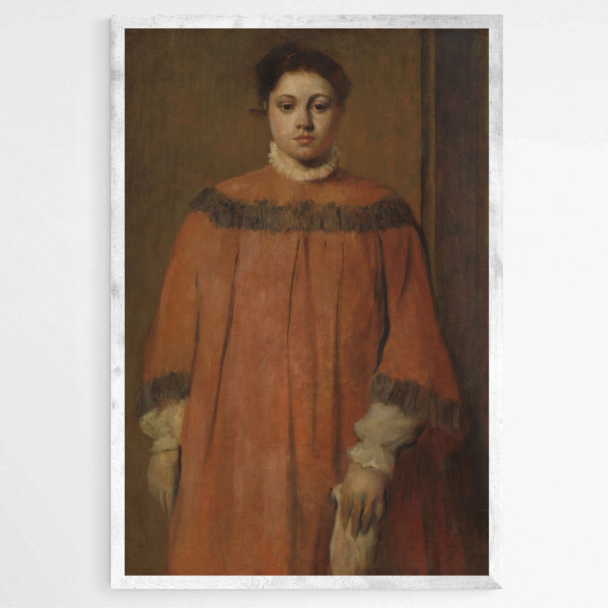 Girl in Red by Edgar Degas | Edgar Degas Wall Art Prints - The Canvas Hive