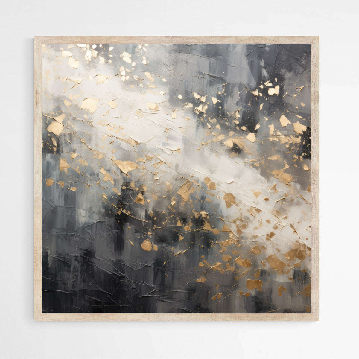 Gold Flakes | Abstract Wall Art Prints - The Canvas Hive