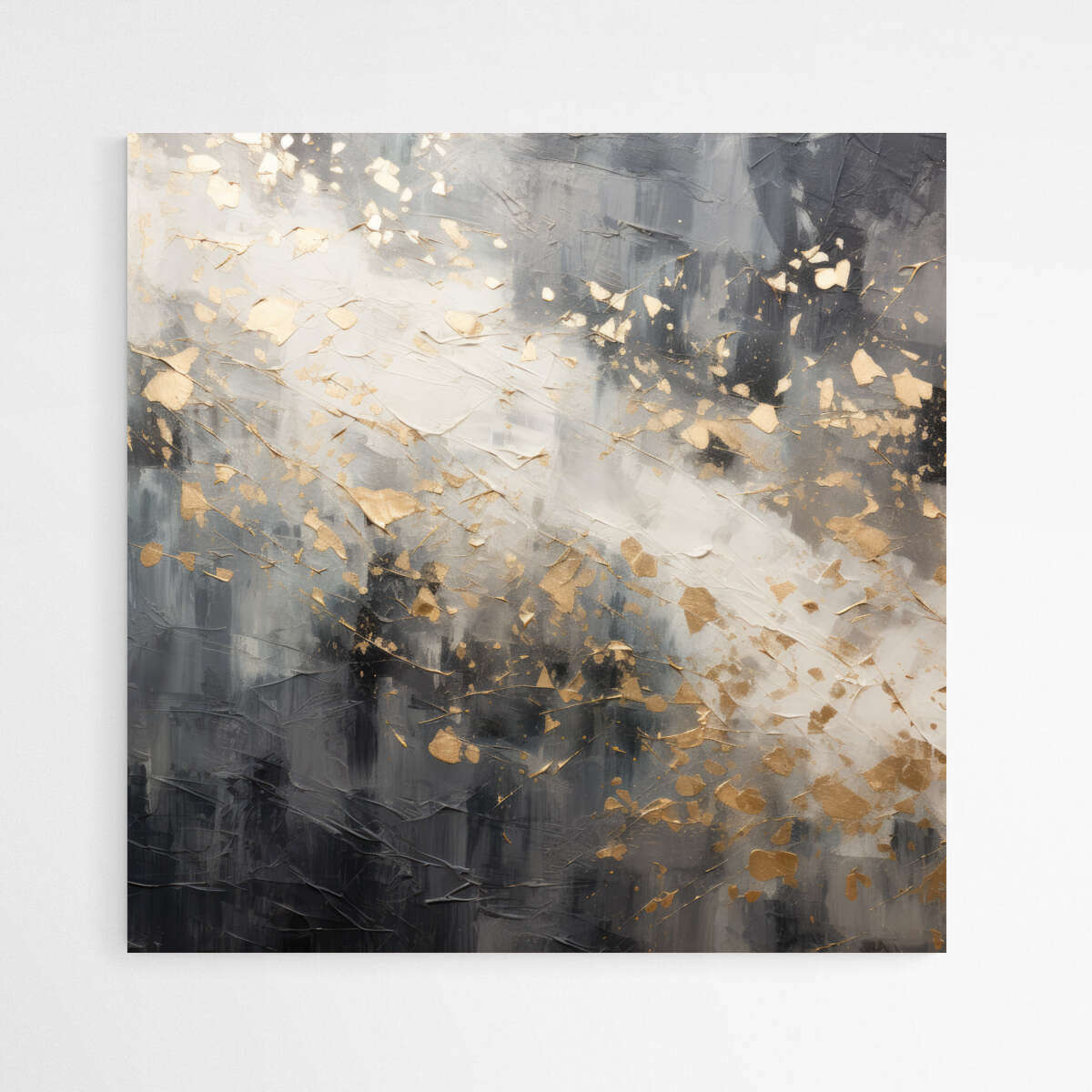 Gold Flakes | Abstract Wall Art Prints - The Canvas Hive