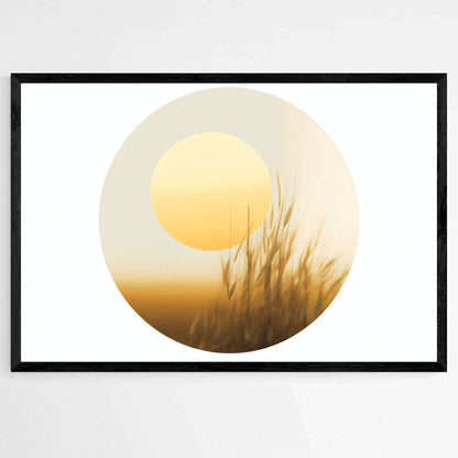 Golden Breeze | Minimalist Wall Art Prints - The Canvas Hive