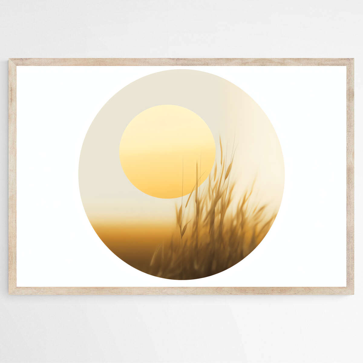 Golden Breeze | Minimalist Wall Art Prints - The Canvas Hive