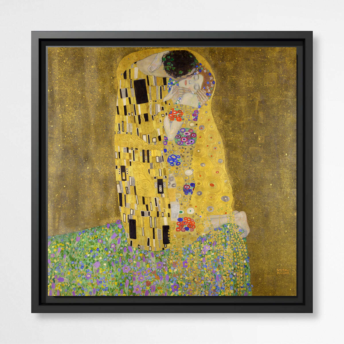 Gustav Klimt's The Kiss. | Famous Paintings Wall Art Prints - The Canvas Hive