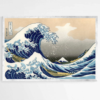 Hokusai's The Great Wave at Kanagawa | Famous Paintings Wall Art Prints - The Canvas Hive