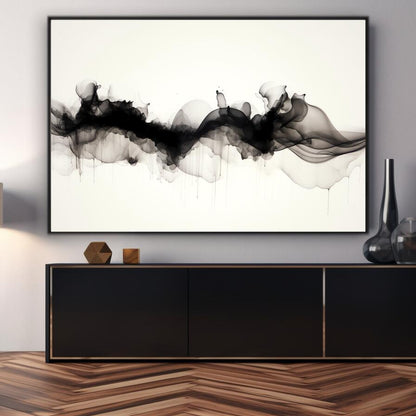 Inky Displacement | Minimalist Wall Art Prints - The Canvas Hive