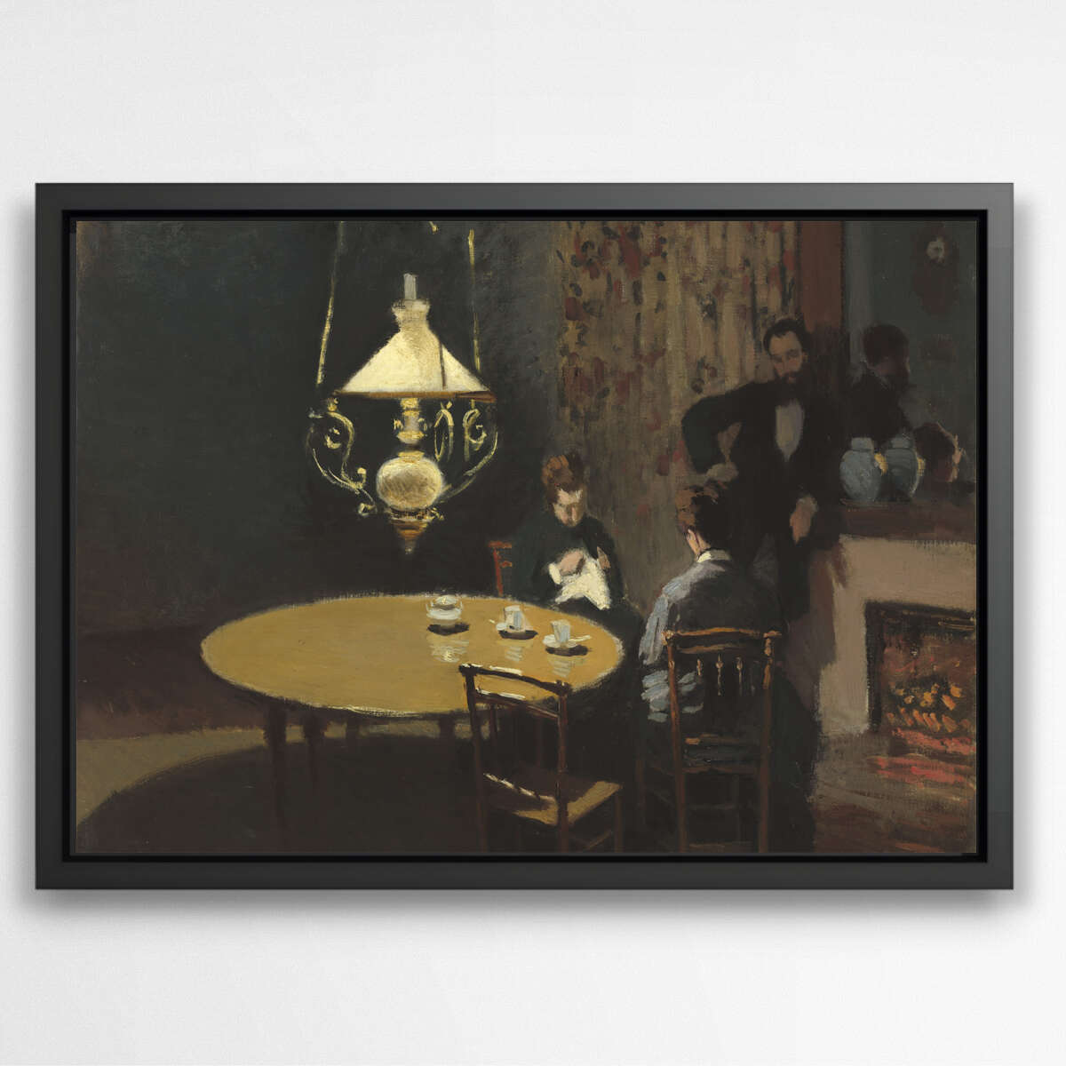 Interior after Dinner by Claude Monet | Claude Monet Wall Art Prints - The Canvas Hive