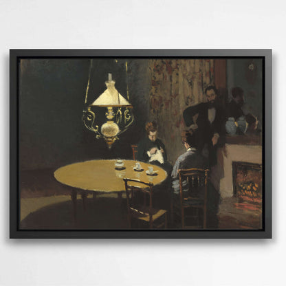 Interior after Dinner by Claude Monet | Claude Monet Wall Art Prints - The Canvas Hive