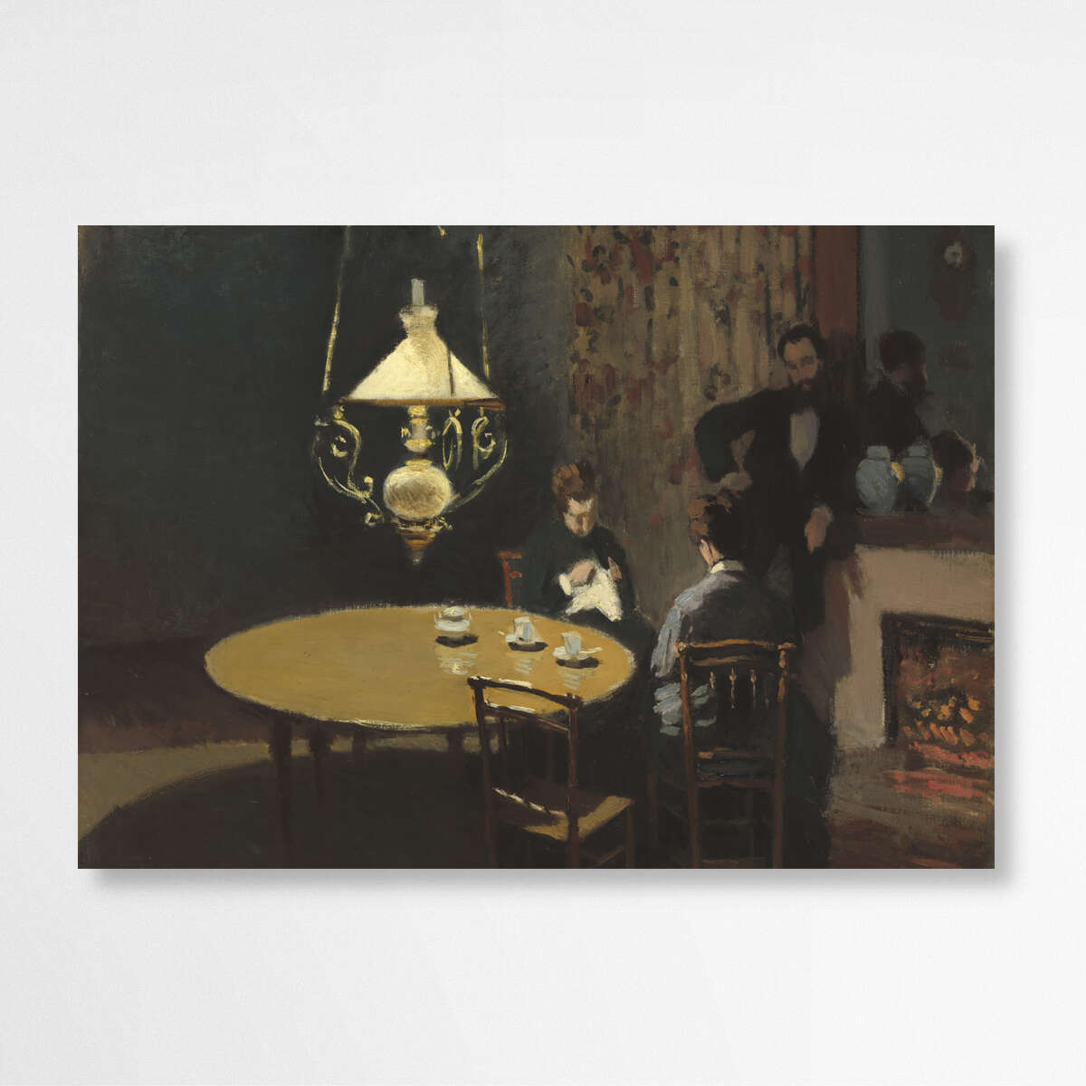 Interior after Dinner by Claude Monet | Claude Monet Wall Art Prints - The Canvas Hive