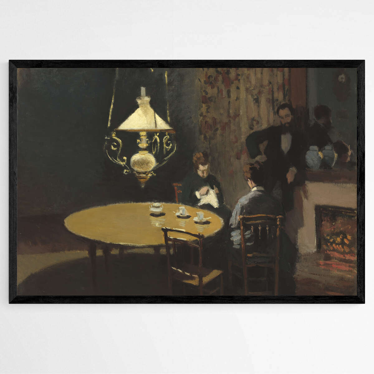 Interior after Dinner by Claude Monet | Claude Monet Wall Art Prints - The Canvas Hive