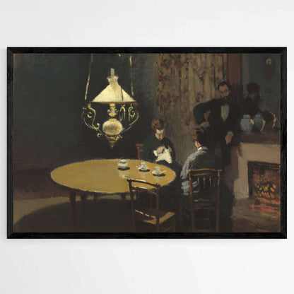 Interior after Dinner by Claude Monet | Claude Monet Wall Art Prints - The Canvas Hive