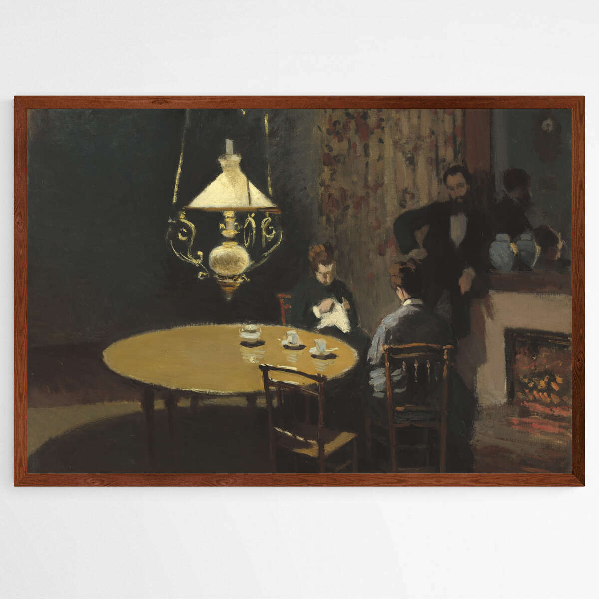 Interior after Dinner by Claude Monet | Claude Monet Wall Art Prints - The Canvas Hive