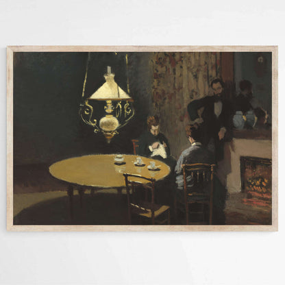 Interior after Dinner by Claude Monet | Claude Monet Wall Art Prints - The Canvas Hive