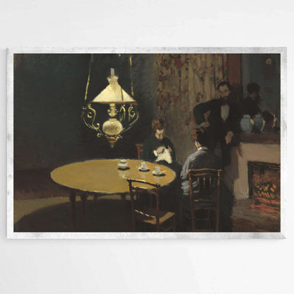 Interior after Dinner by Claude Monet | Claude Monet Wall Art Prints - The Canvas Hive