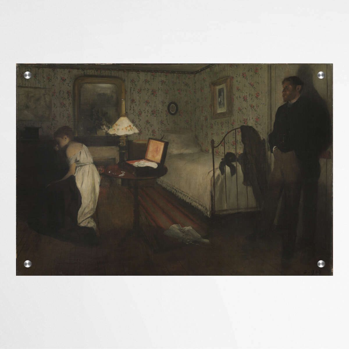 Interior by Edgar Degas | Edgar Degas Wall Art Prints - The Canvas Hive