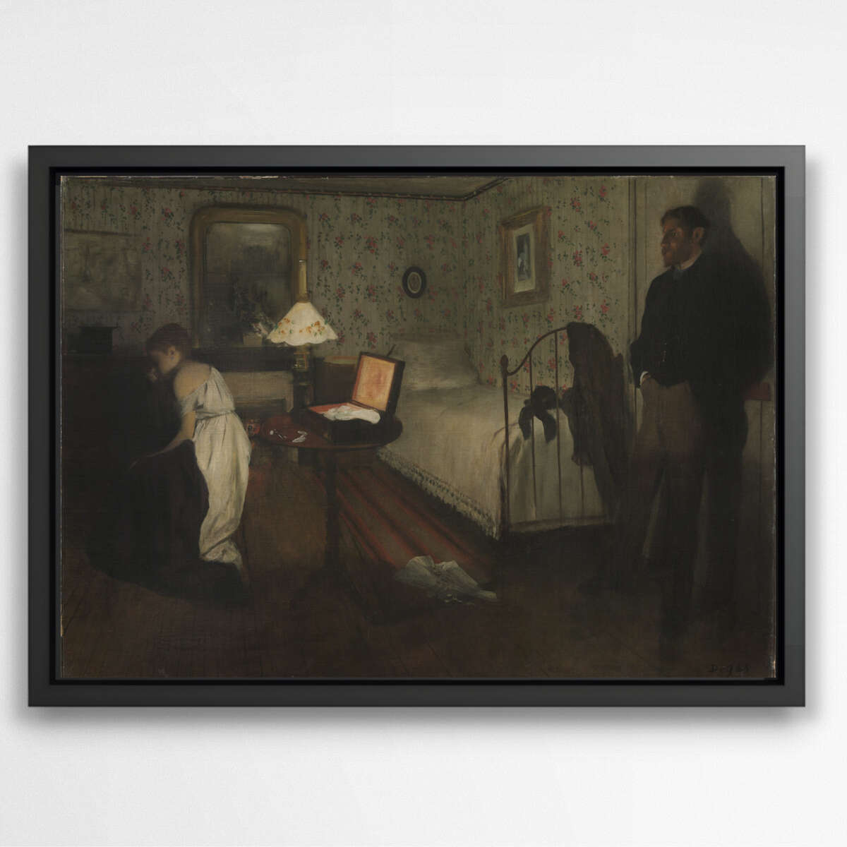 Interior by Edgar Degas | Edgar Degas Wall Art Prints - The Canvas Hive