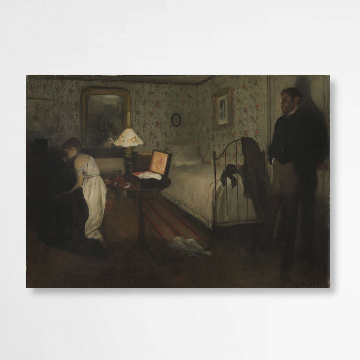 Interior by Edgar Degas | Edgar Degas Wall Art Prints - The Canvas Hive