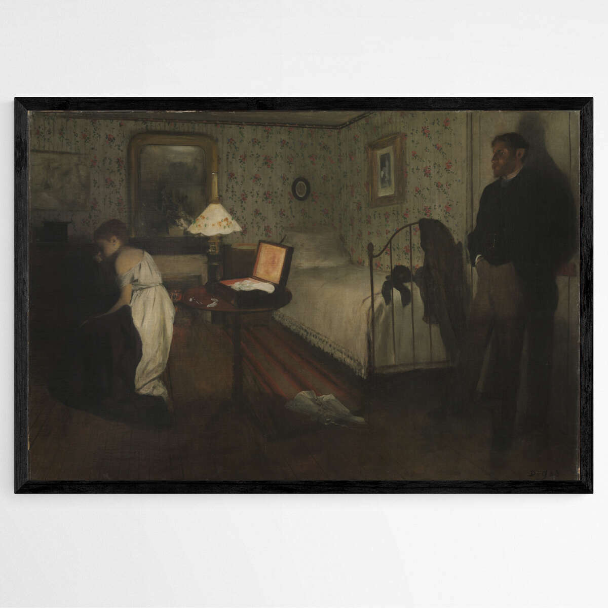 Interior by Edgar Degas | Edgar Degas Wall Art Prints - The Canvas Hive