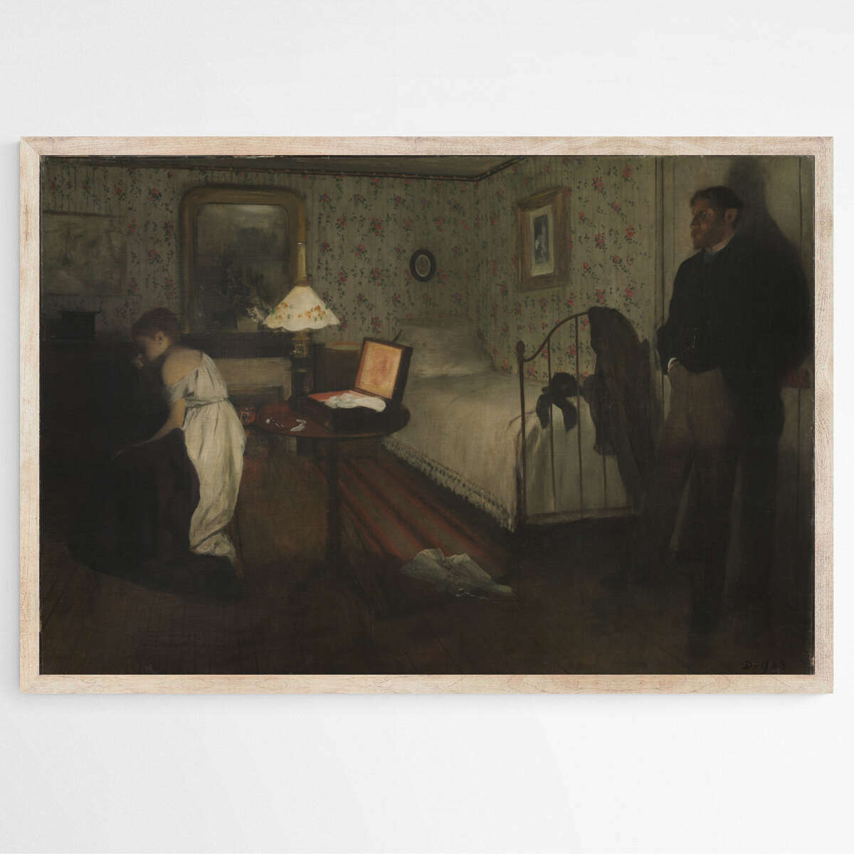 Interior by Edgar Degas | Edgar Degas Wall Art Prints - The Canvas Hive