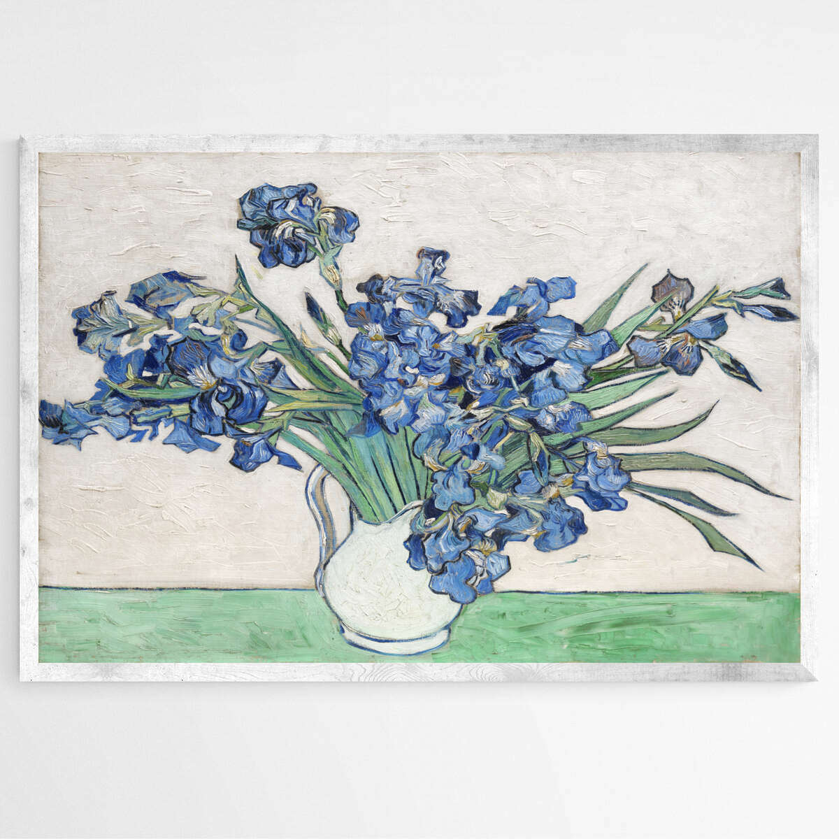 Irises in a Vase by Vincent Van Gogh | Vincent Van Gogh Wall Art Prints - The Canvas Hive