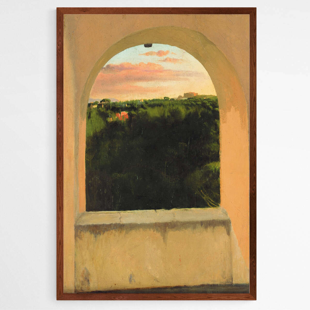 Italian Landscape seen through a Skylight by Edgar Degas | Edgar Degas Wall Art Prints - The Canvas Hive