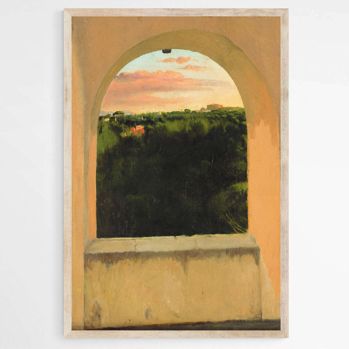 Italian Landscape seen through a Skylight by Edgar Degas | Edgar Degas Wall Art Prints - The Canvas Hive