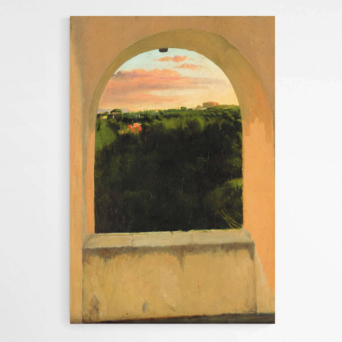 Italian Landscape seen through a Skylight by Edgar Degas | Edgar Degas Wall Art Prints - The Canvas Hive