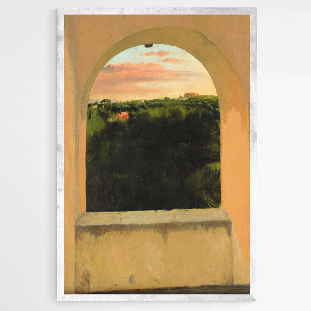 Italian Landscape seen through a Skylight by Edgar Degas | Edgar Degas Wall Art Prints - The Canvas Hive