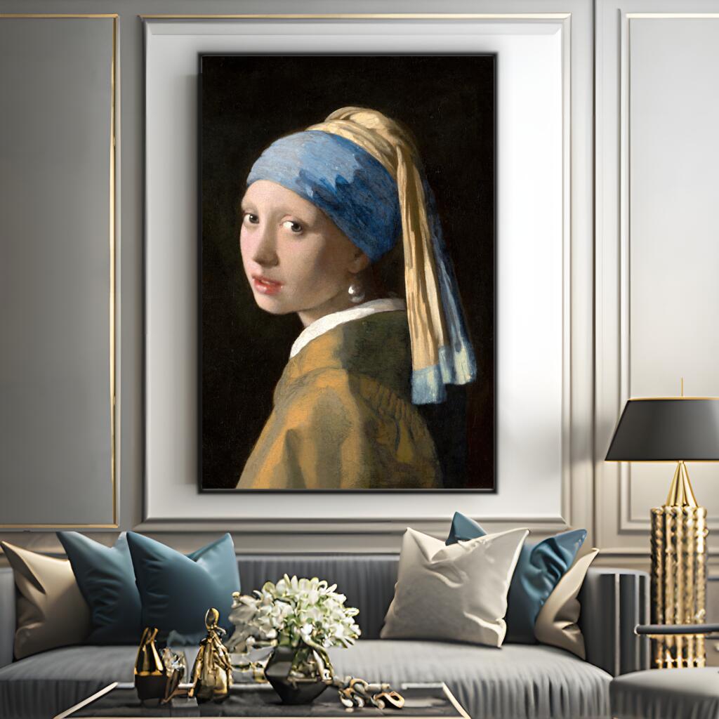 Johannes Vermeer's Girl with a Pearl Earring | Famous Paintings Wall Art Prints - The Canvas Hive
