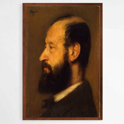 Joseph-Henri Altes by Edgar Degas | Edgar Degas Wall Art Prints - The Canvas Hive