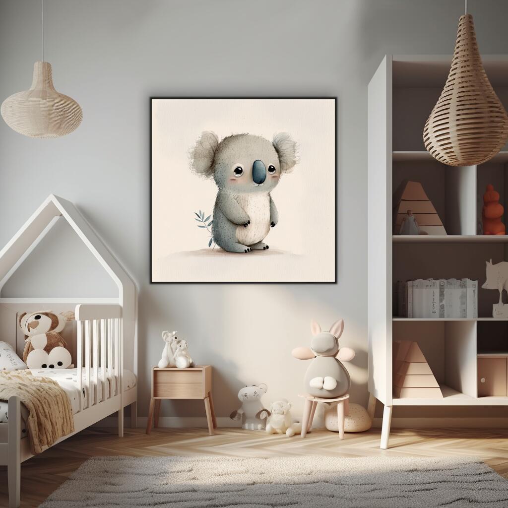 Koala's Tender Soul | Nursery Wall Art Prints - The Canvas Hive